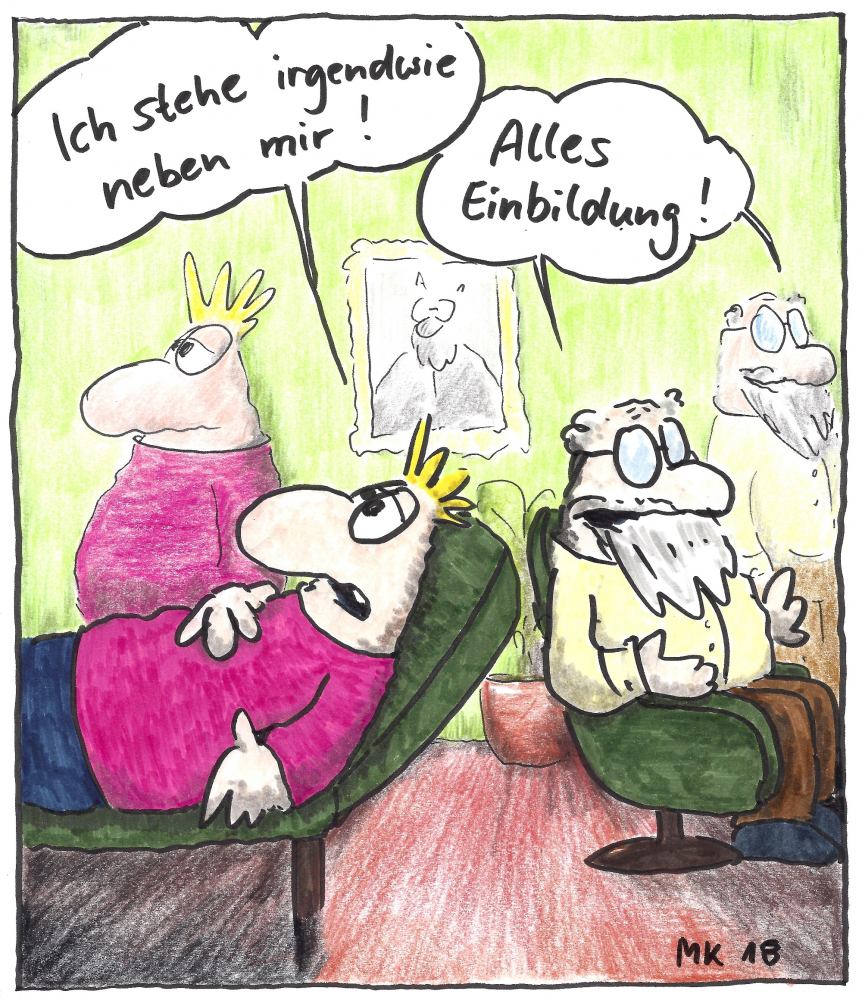 Cartoon: Einbildung 1
