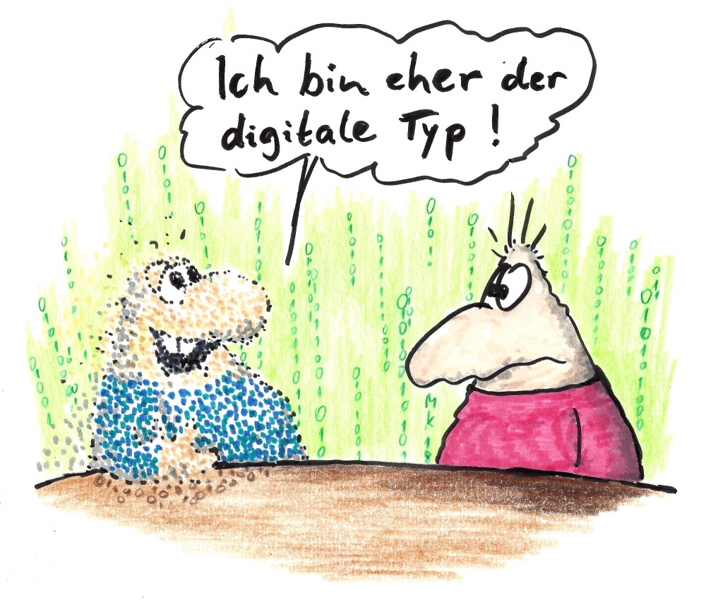 Cartoon: digital 1