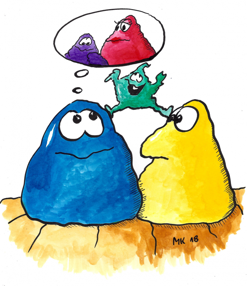Illustration: Farben sind auch nur Menschen 1
