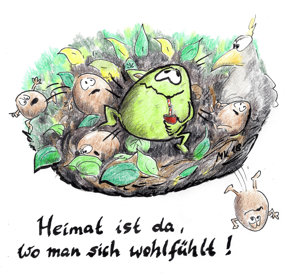 Cartoon: Heimat ist... 1