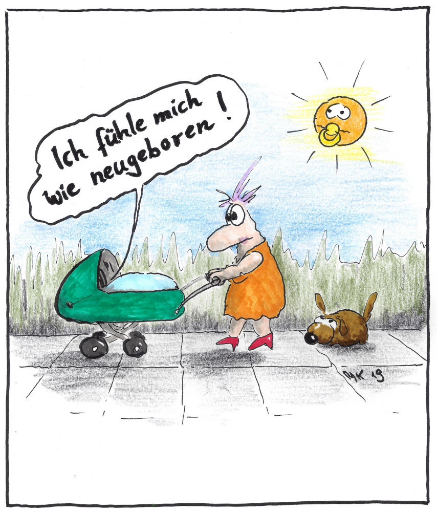 Cartoon: Neugeboren 1