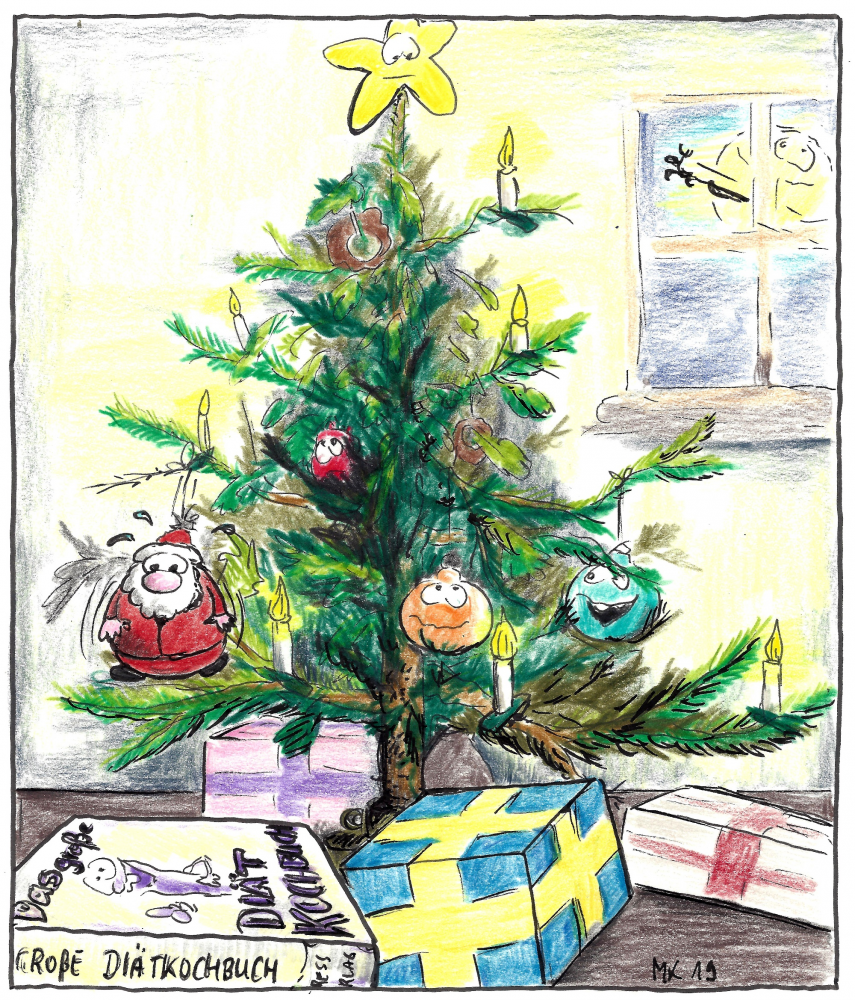 Cartoon: Frohe Weihnachten 1