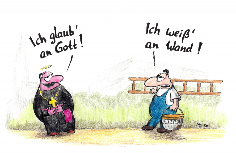 Cartoon: Gott&Wand 1