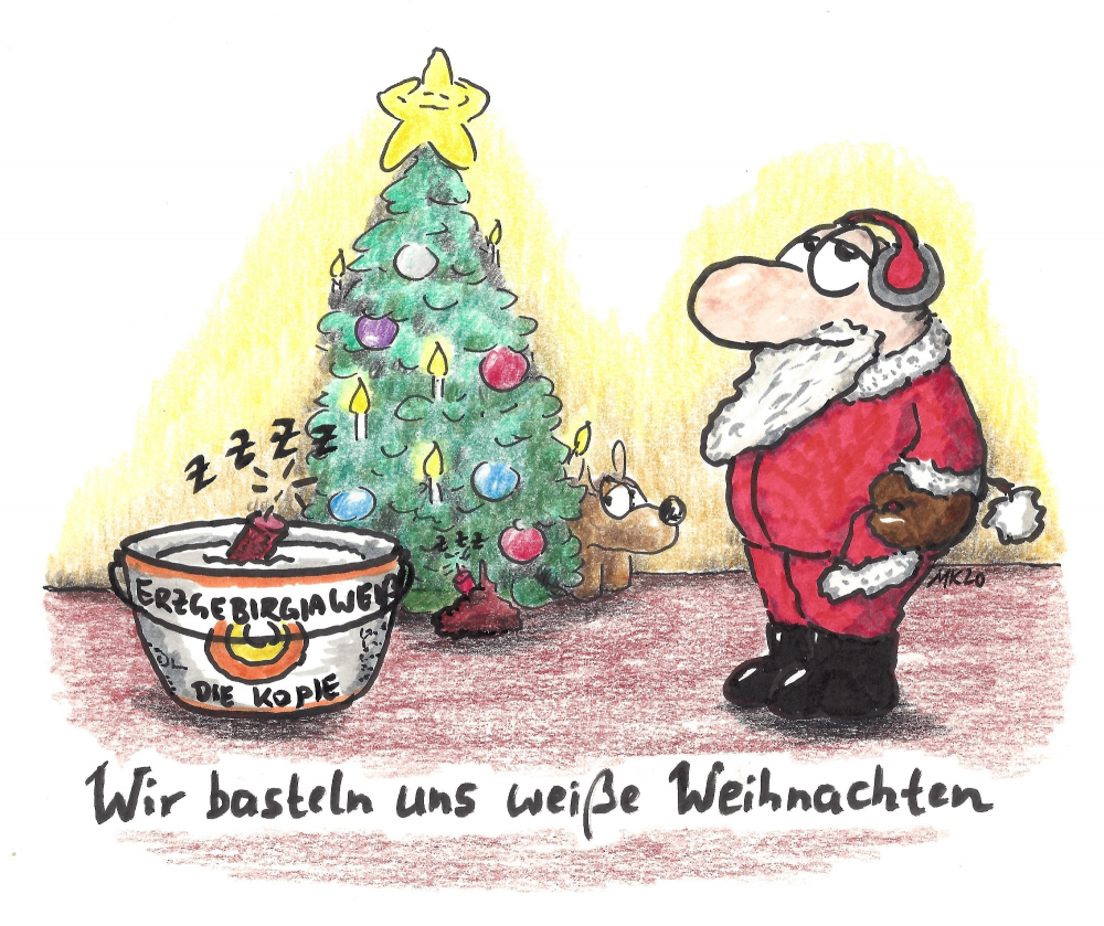Cartoon: Weiße Weihnachten 1