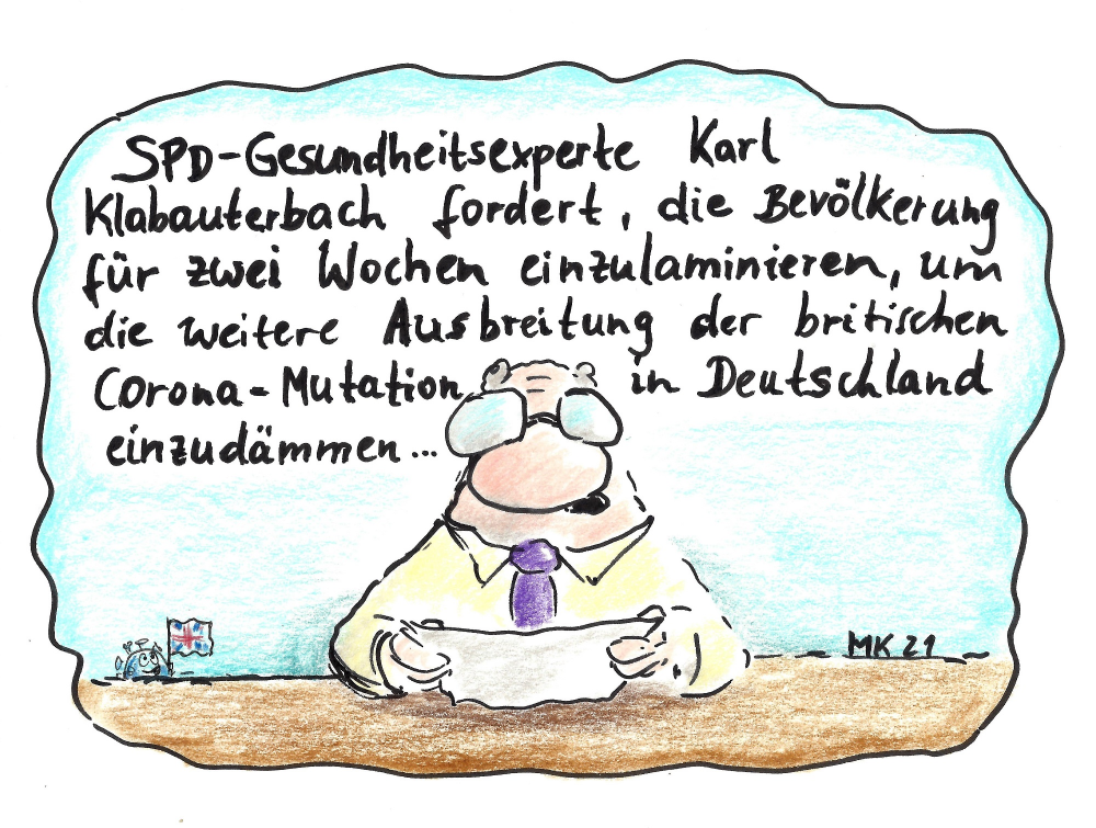 Cartoon: Eindämmen! 1