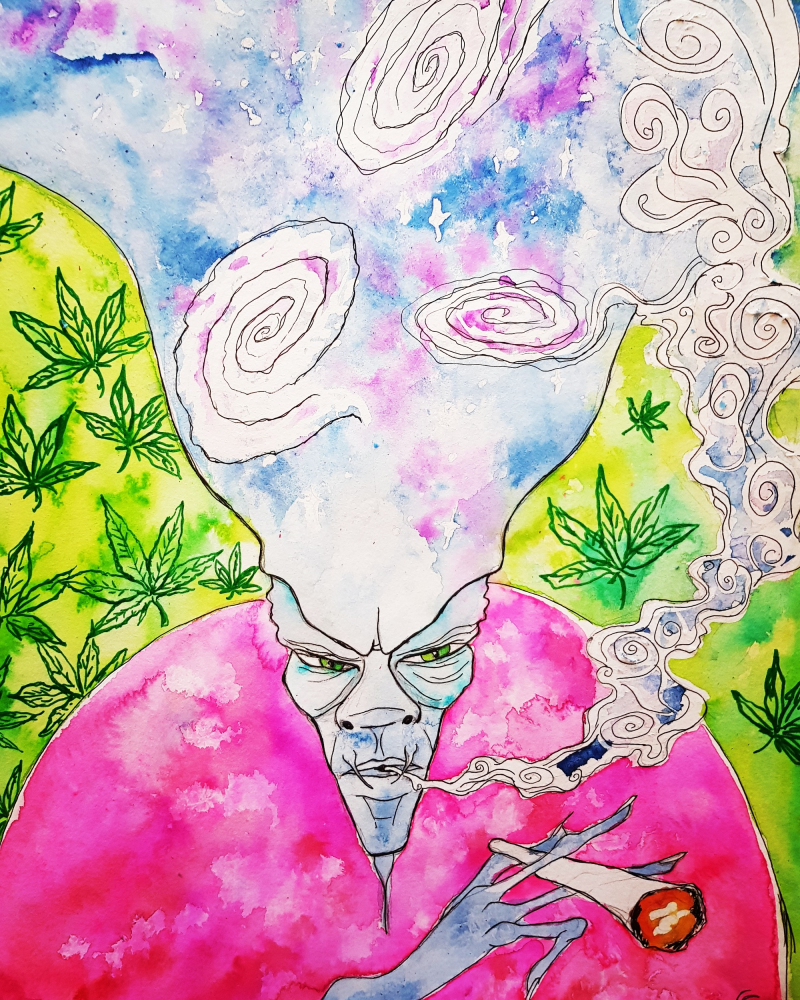 Concept Art / Character Design: Smokehead // cosmic mind 1