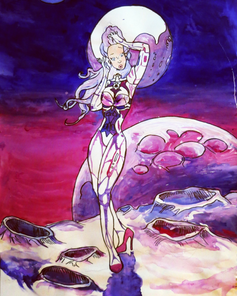 Illustration: Headless pin up 1