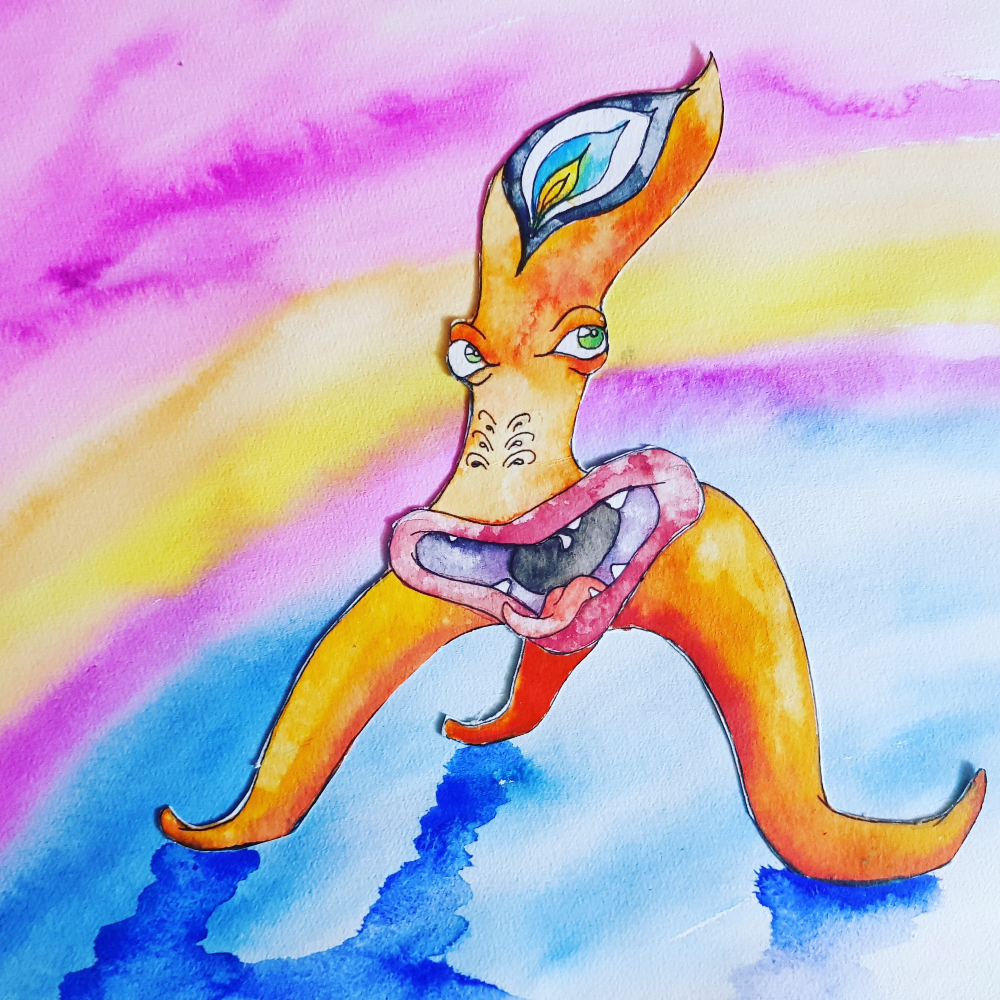 Illustration: Hungry alien 1