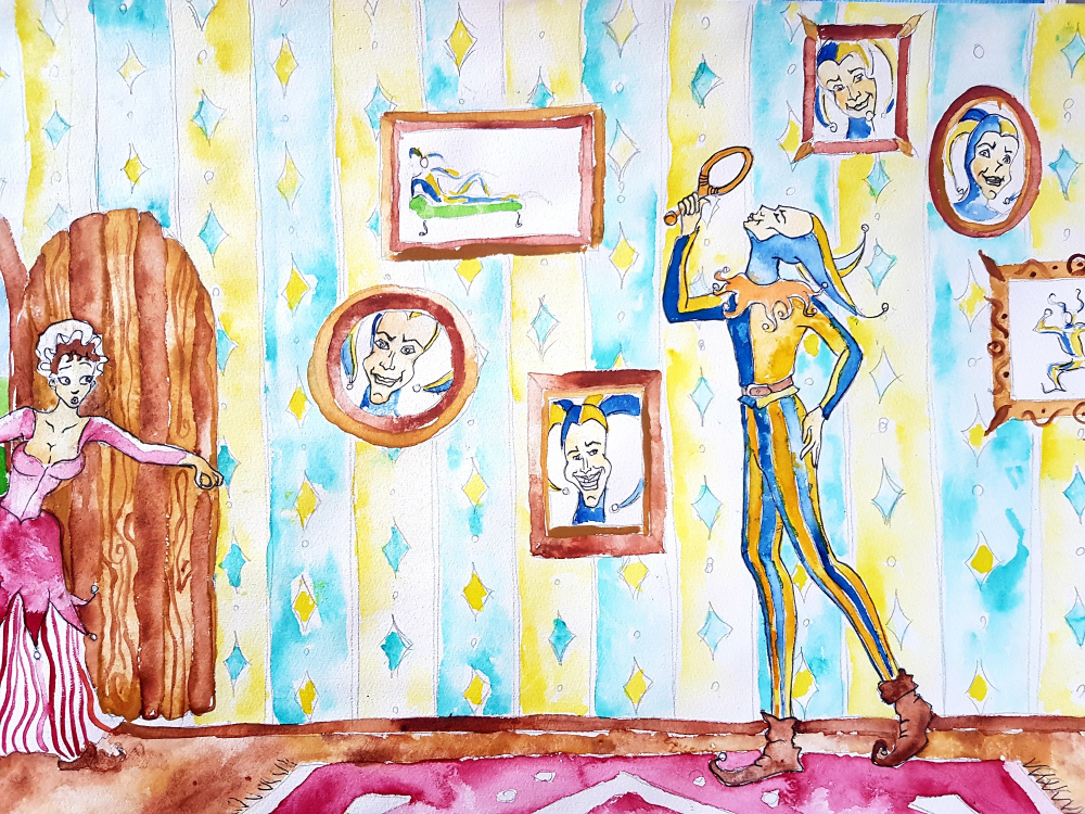 Illustration: Narciss und Appolonia 1