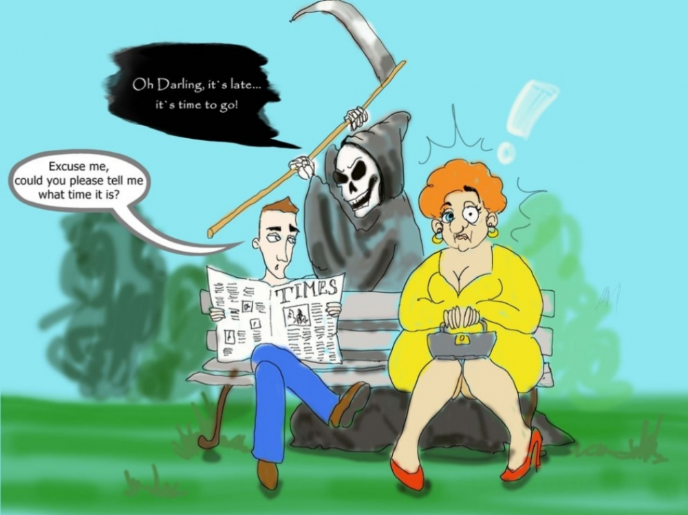 Cartoon: What time is it? 1