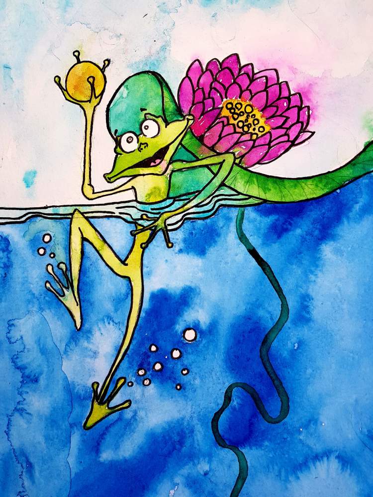 Illustration: Froschkönig 1
