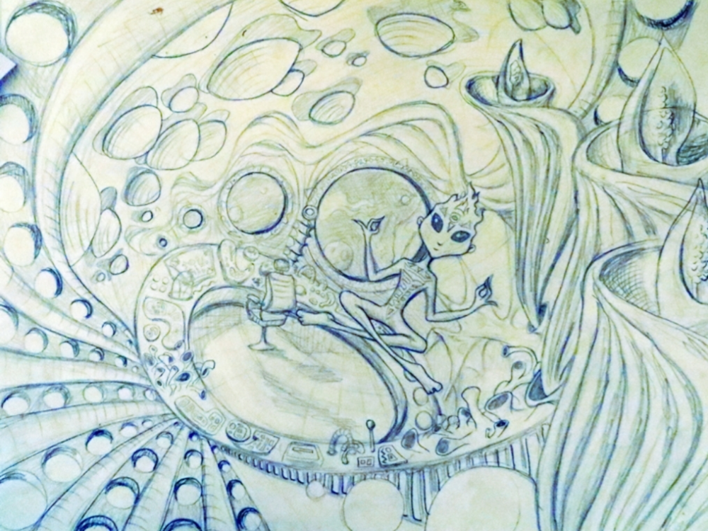 Illustration: Meditationen im Kosmos 1