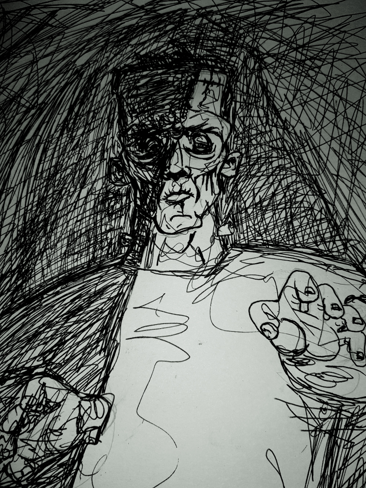 Illustration: Frankenstein Monster 1