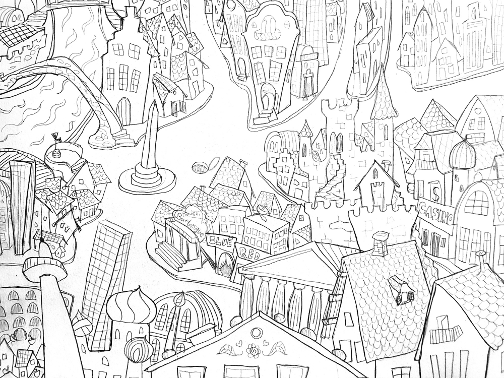 Illustration: City doodle 1