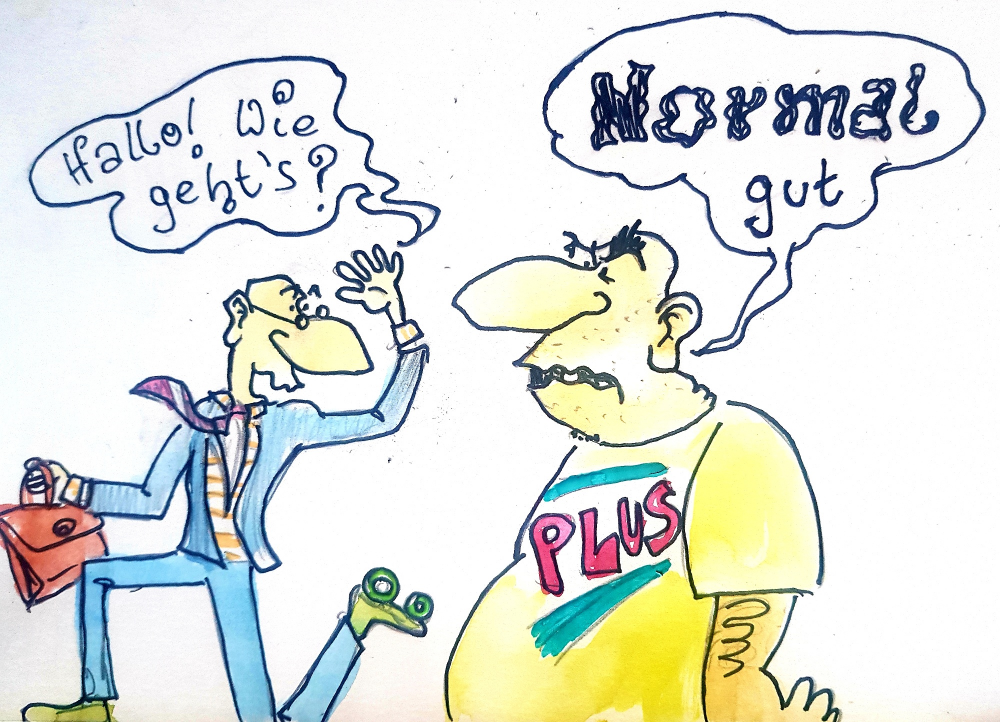 Cartoon: Normal gut 1
