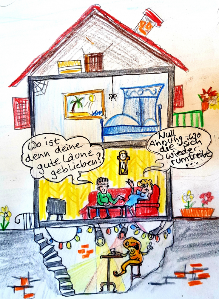 Cartoon: Gute Laune 1