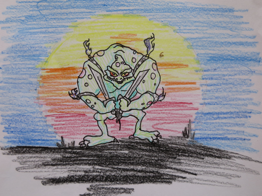 Illustration: Die Saurus-Barbarenbande 1
