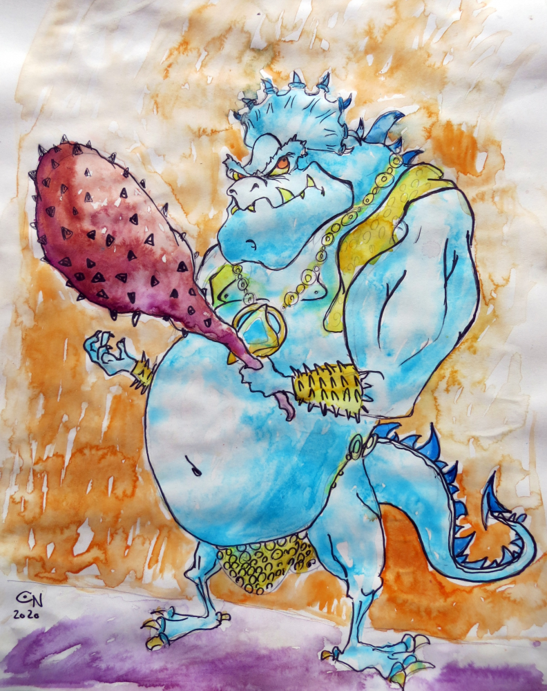 Illustration: Die Saurus-Barbarenbande 4