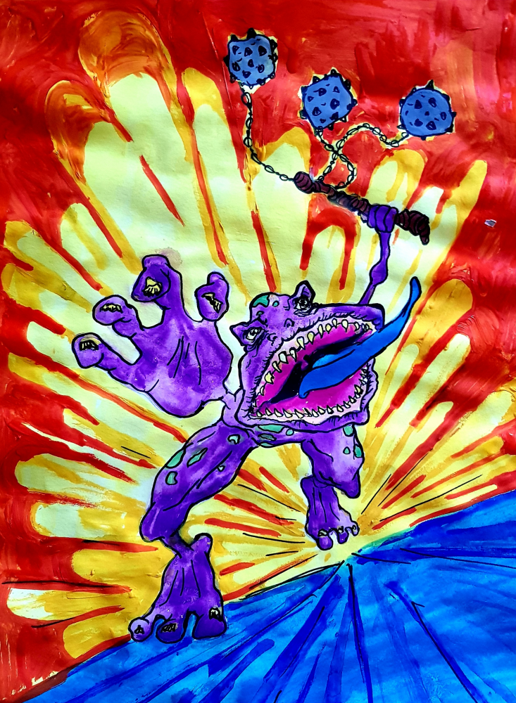 Illustration: Die Saurus-Barbarenbande 7