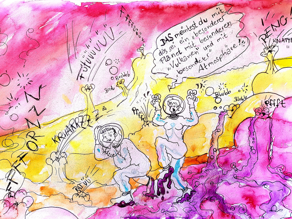 Cartoon: Bizzare Körperwelten 1