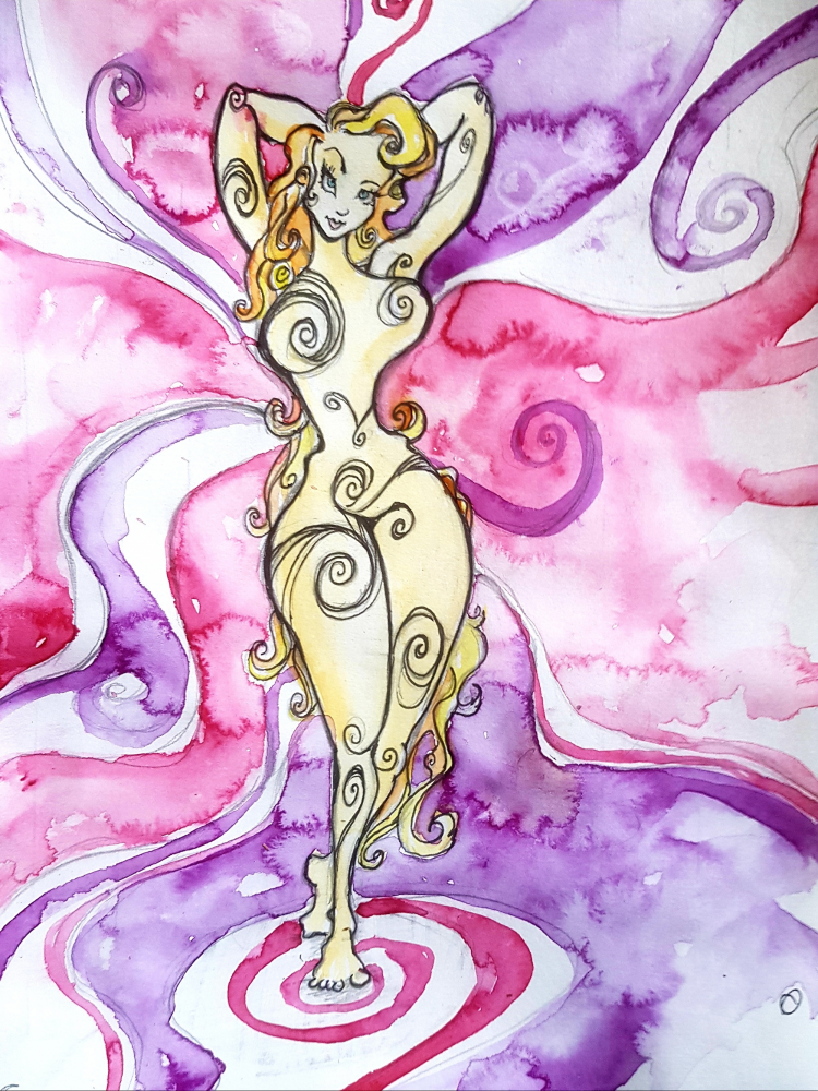 Illustration: Venus in Farbe 1