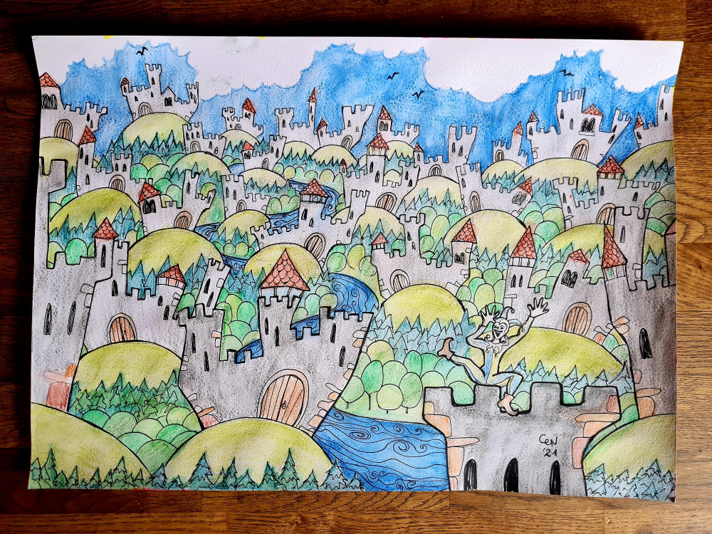 Illustration: Land der Burgen 1