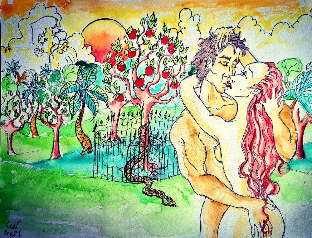 Illustration: A moment in paradise 1