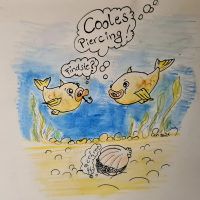 Cartoon: Tief unten am Meeresgrund 1