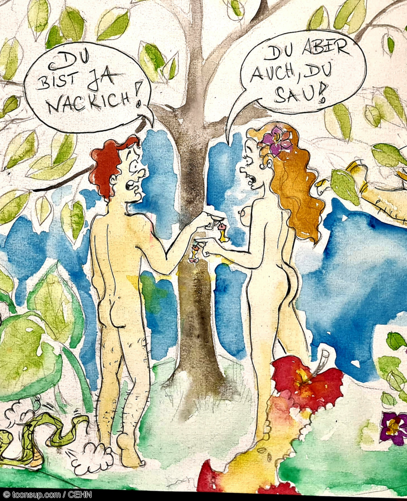 Cartoon: Der Sündenfall 2