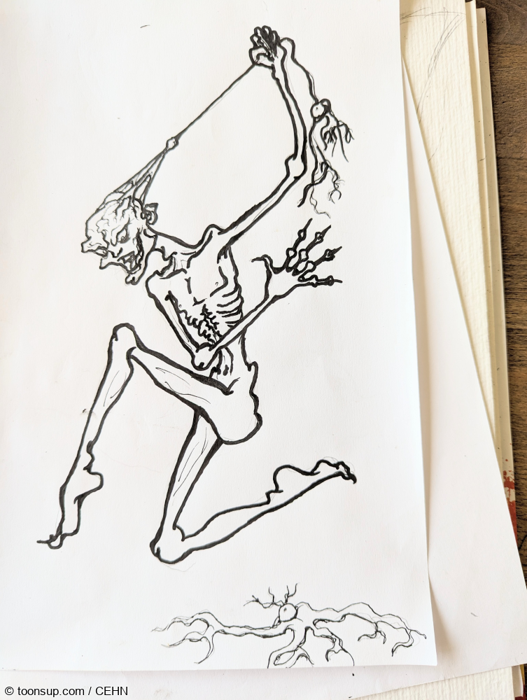 Illustration: Das Nervenkostüm zerrupfen 1