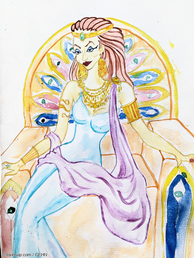 Illustration: Fantasy Herrscherin 1