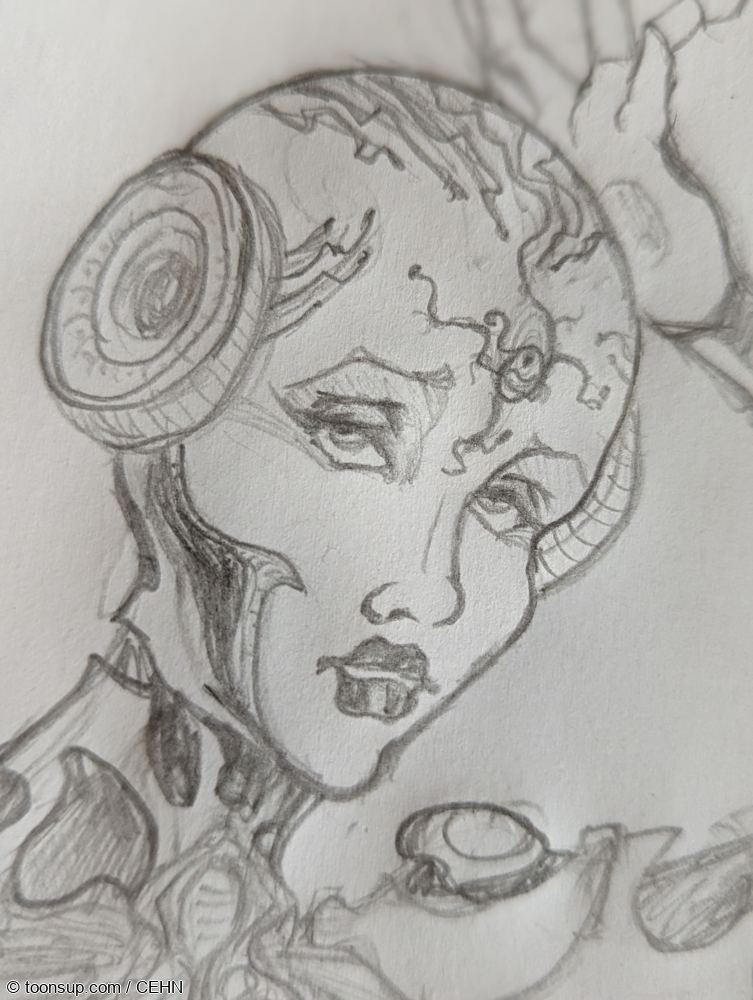 Illustration: Gefangen im Beamstrahl 1