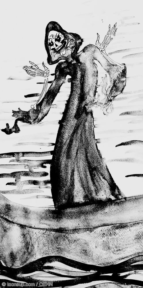 Illustration: Der Fährmann 1