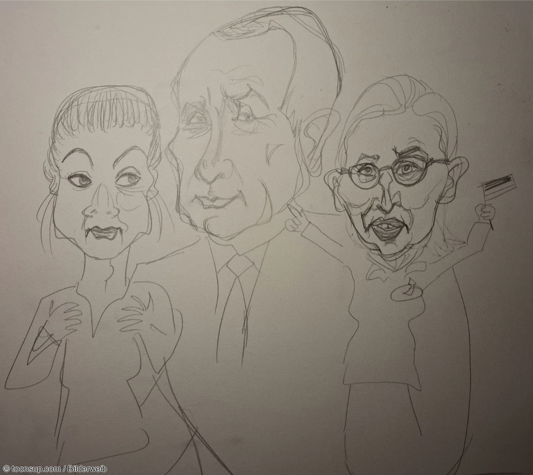 Caricature: Der Puppenspieler von Moskau 1