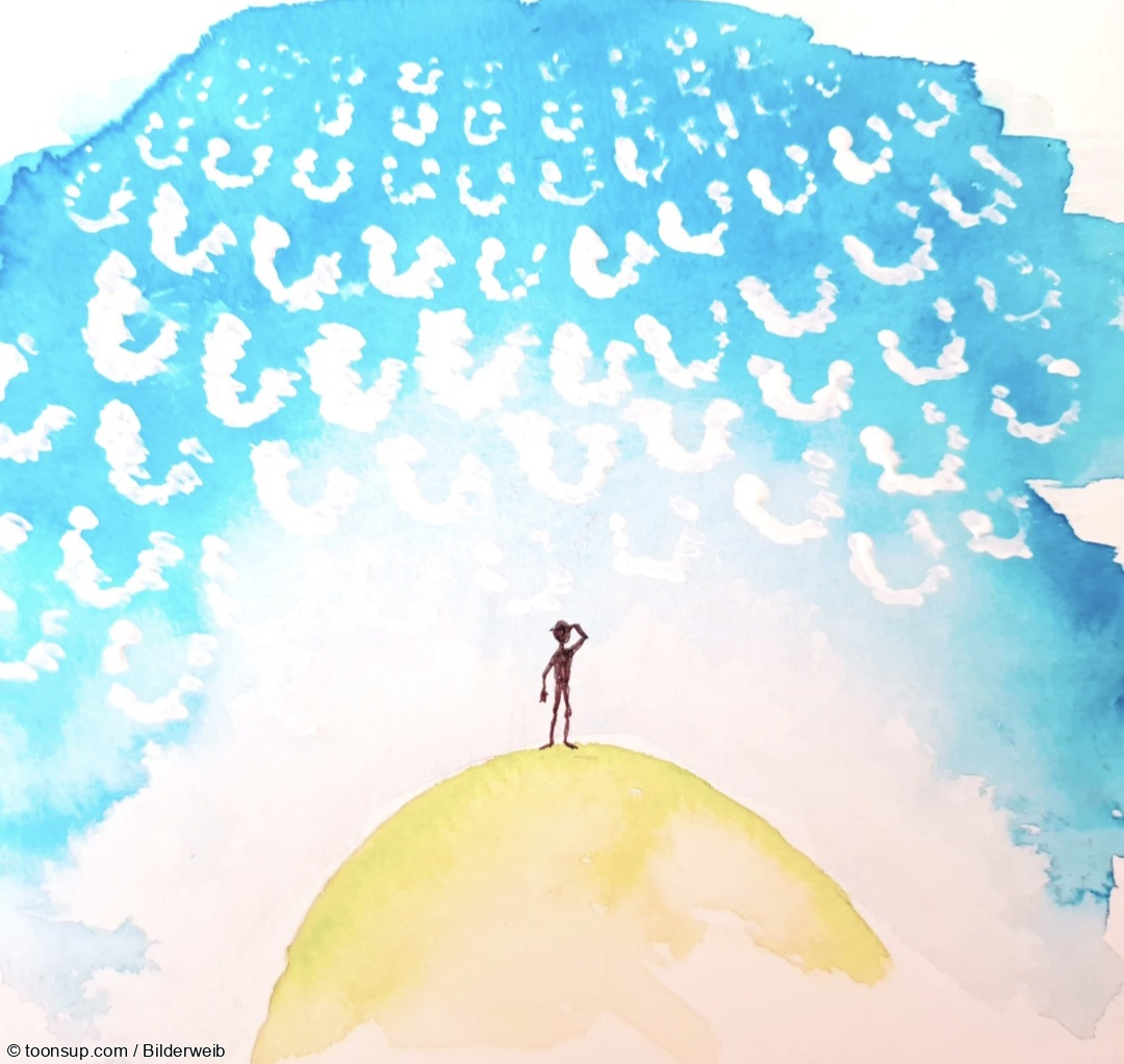 Illustration: Die Wolken 1