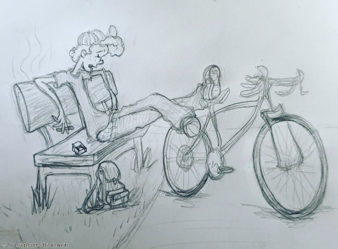 Illustration: Der Schulschwänzer 1