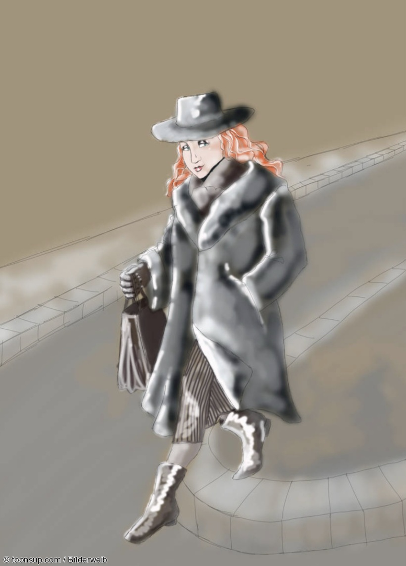 Illustration: Dame mit Stil 1