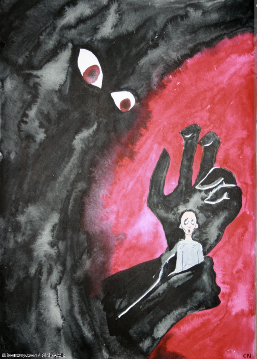 Illustration: In den Klauen der Angst 1