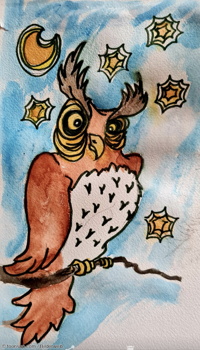 Illustration: Eule 1