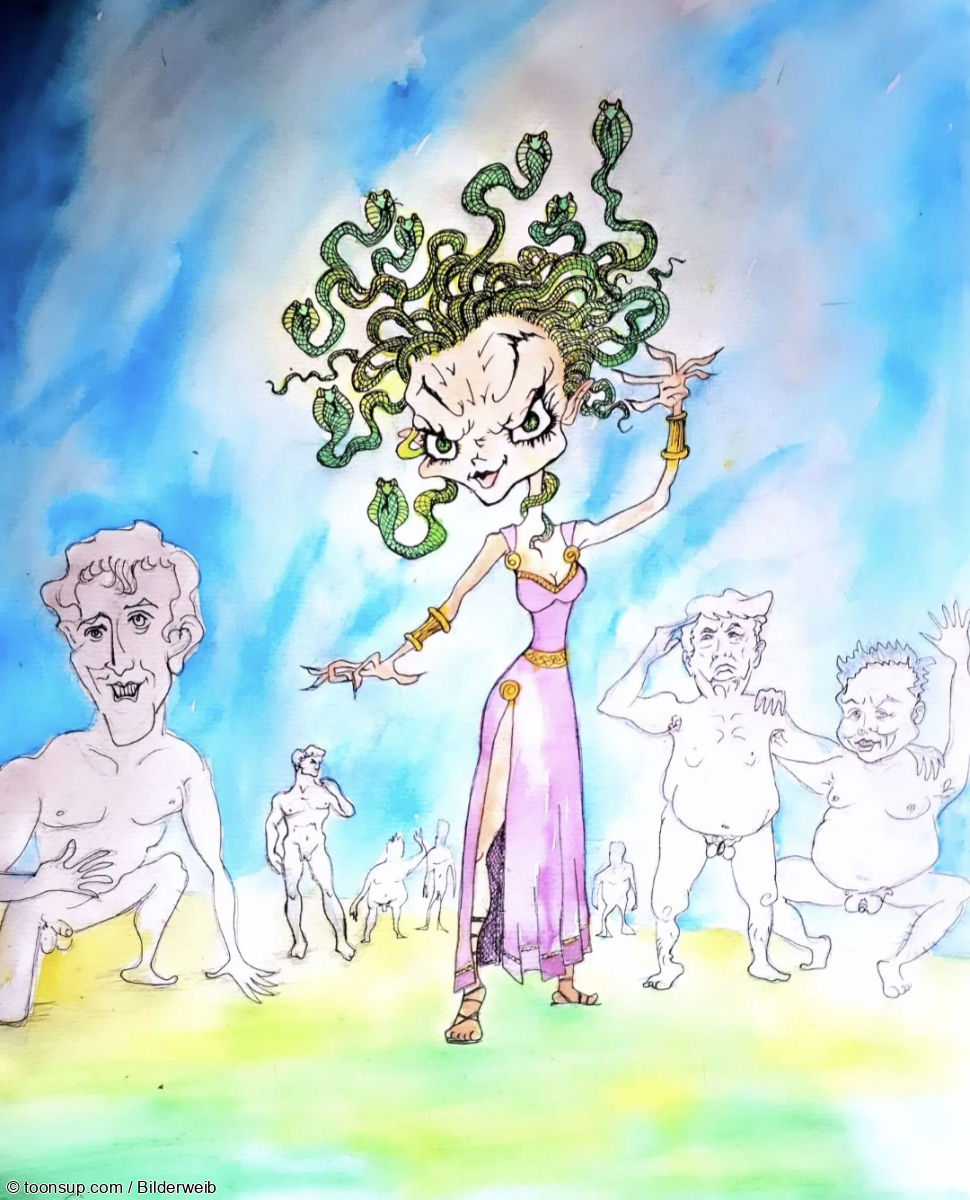 Caricature: Medusa 2.0 1