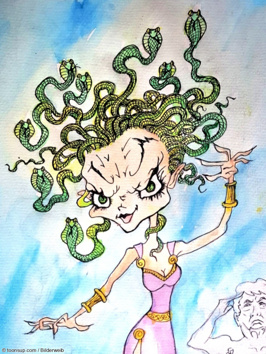 Caricature: Medusa 2.0 2