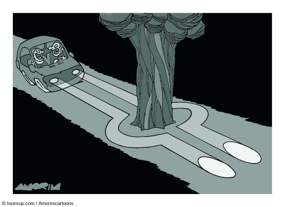 Cartoon: Headlights 1