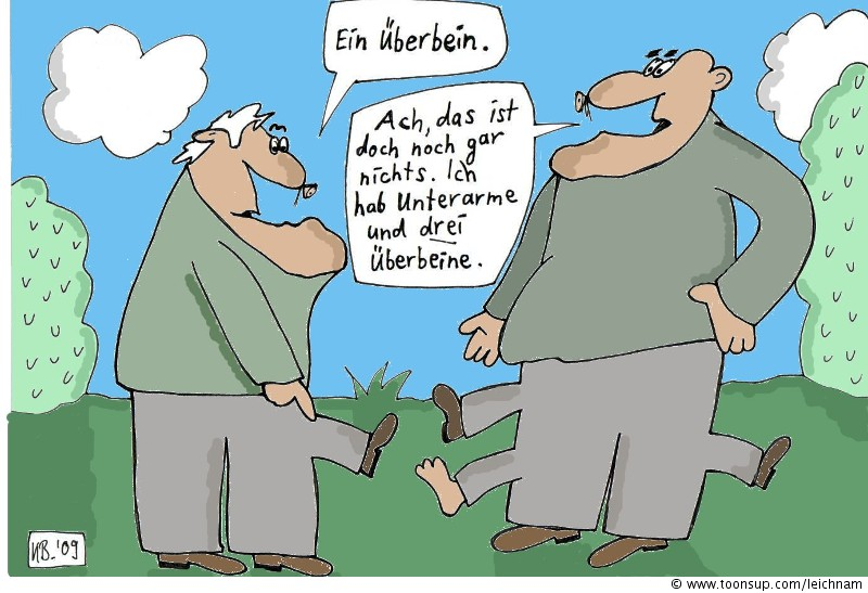 Cartoon: Überbein 1