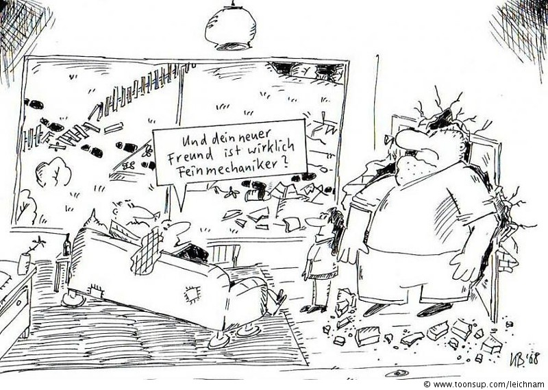 Cartoon: Feinmechaniker 1