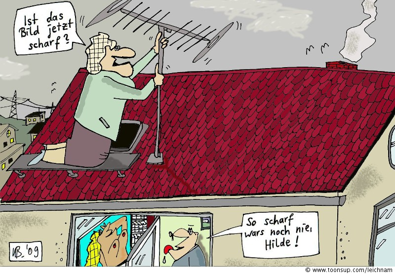 Cartoon: Scharf genug 1