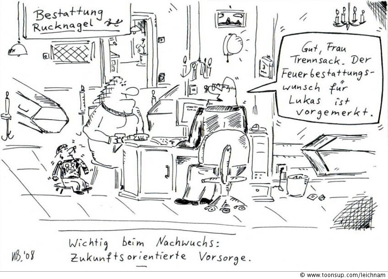 Cartoon: Vorgemerkt 1