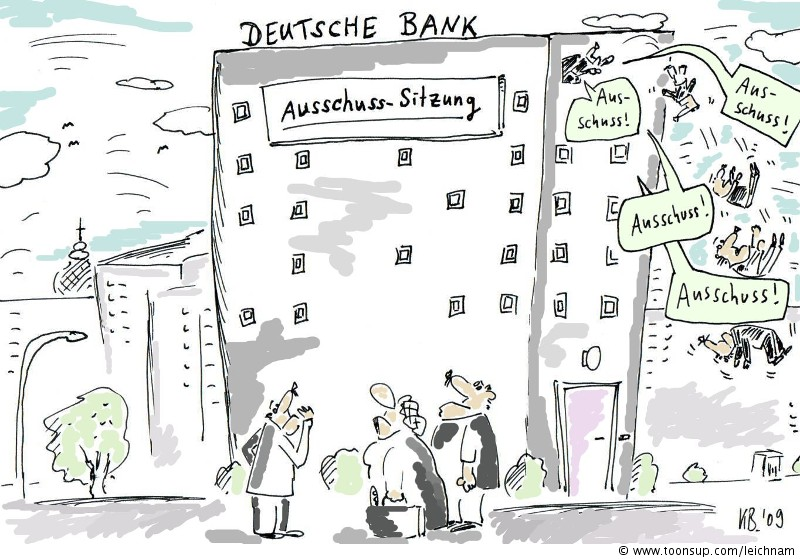 Cartoon: Deutsche Bank 1