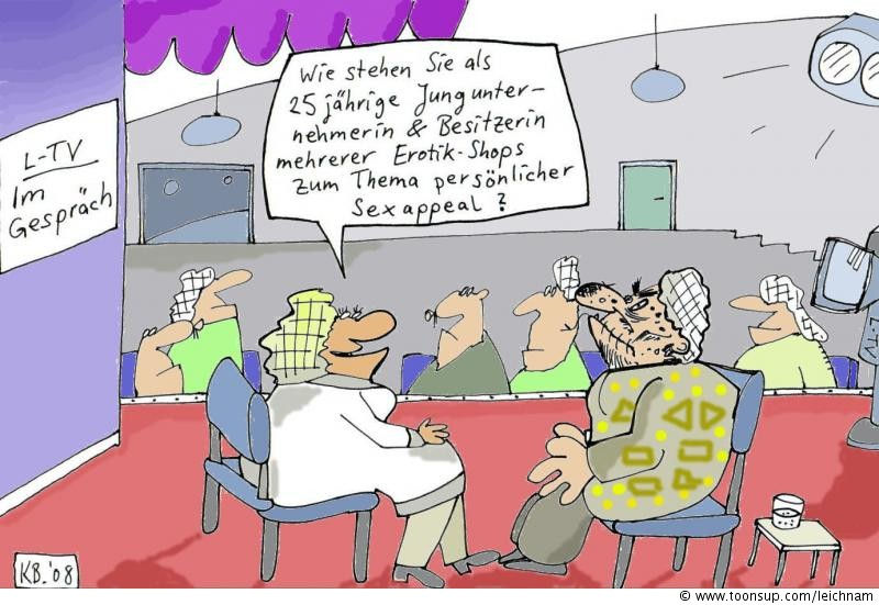 Cartoon: L-TV Im Gespräch 1