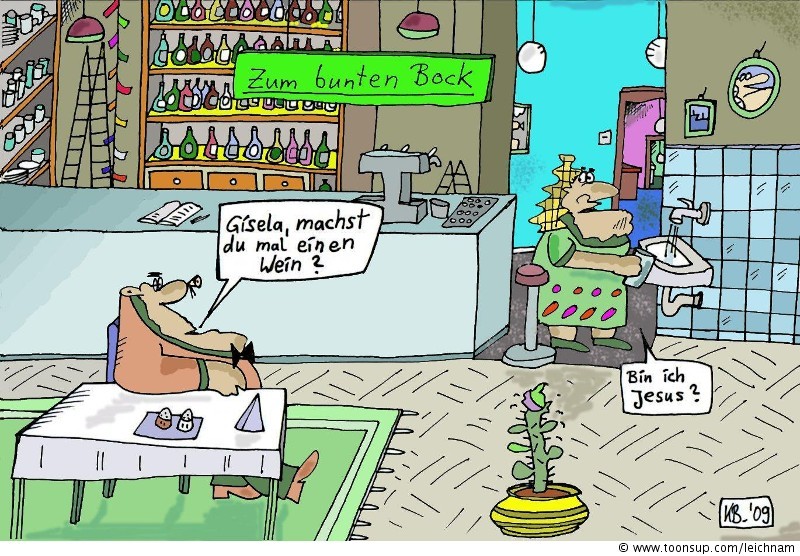 Cartoon: Zum bunten Bock 1