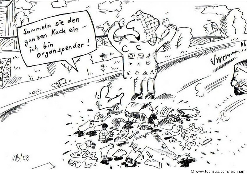 Cartoon: Organspender 1